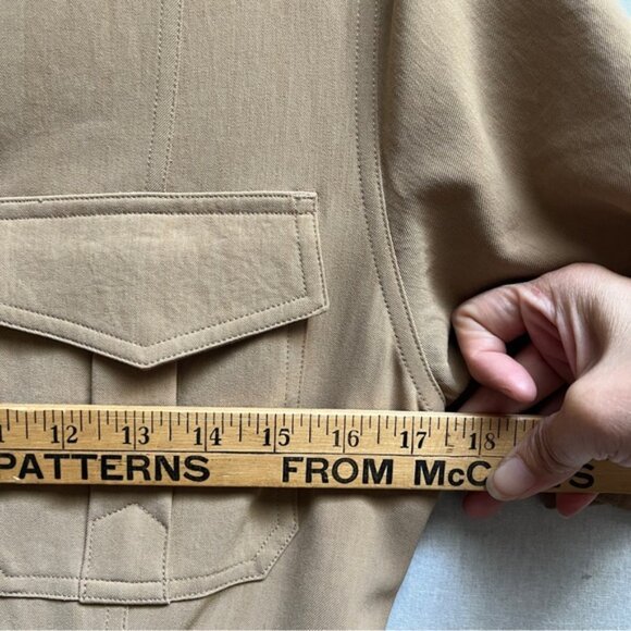 A.L.C Emma Safari Belted Midi Dress Sz 8 - Picture 10 of 13